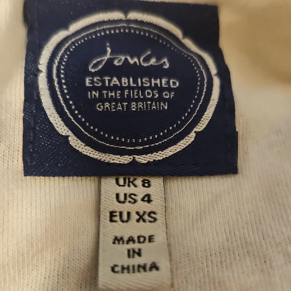 Joules Navy and Cream Striped Cowl Neck Sweater - Picture 5 of 6